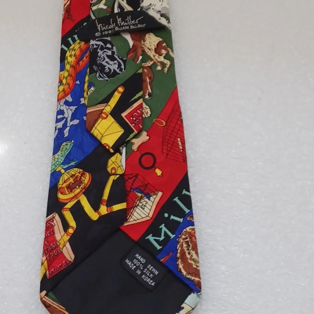 Nicole Miller 90's Vintage Men's Ties - Lot of 4